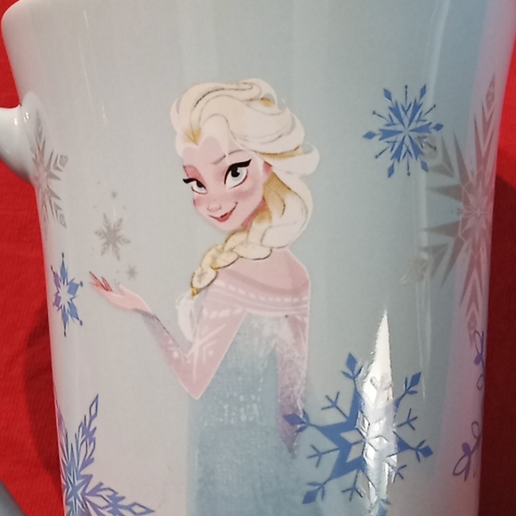 Disney Frozen Elsa Tall Princess Ceramic Coffee Or Tea Mug. 16oz - 6"Tall. Blue. - Picture 16 of 16